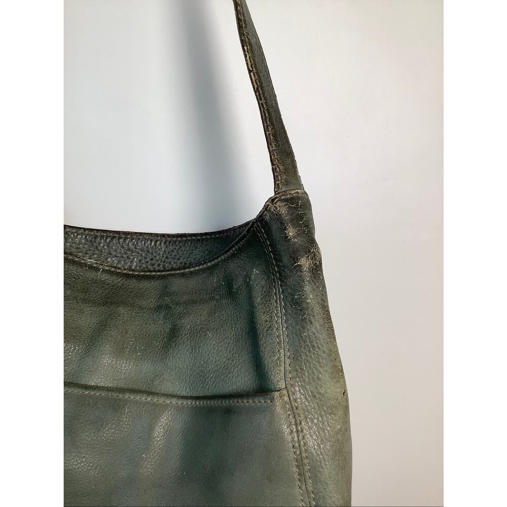 COACH Green Sonoma Leather Hobo Bag Shoulder Crossbody Purse Vintage 90s P8-5 - Picture 2 of 10